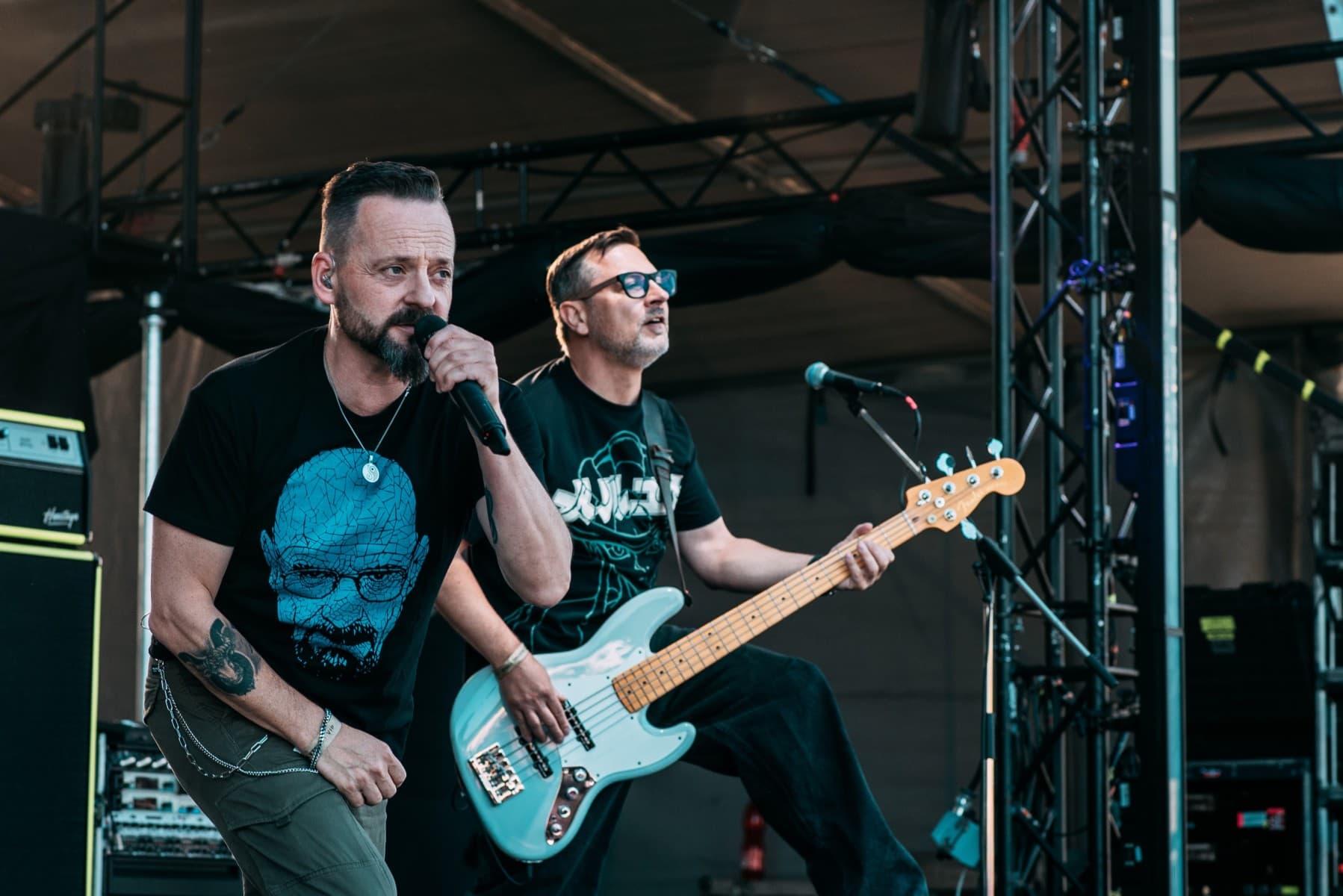 Koncert pod širým nebem během Festivalu v Telči 2025